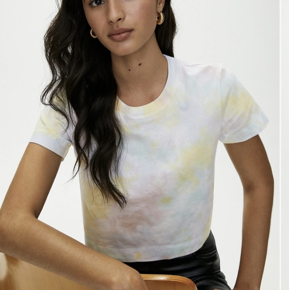 Wilfred free pastel tie dye crop top - Picture 2 of 4